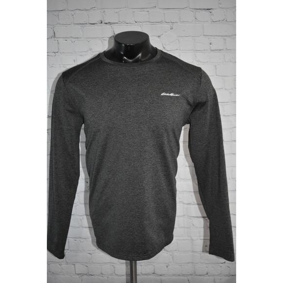 Eddie Bauer Gym Shirt Mens Size Medium Motion FreeDry Polyester Gray - Picture 1 of 6
